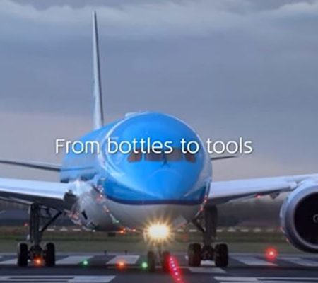 KLM makes plastic fantastic