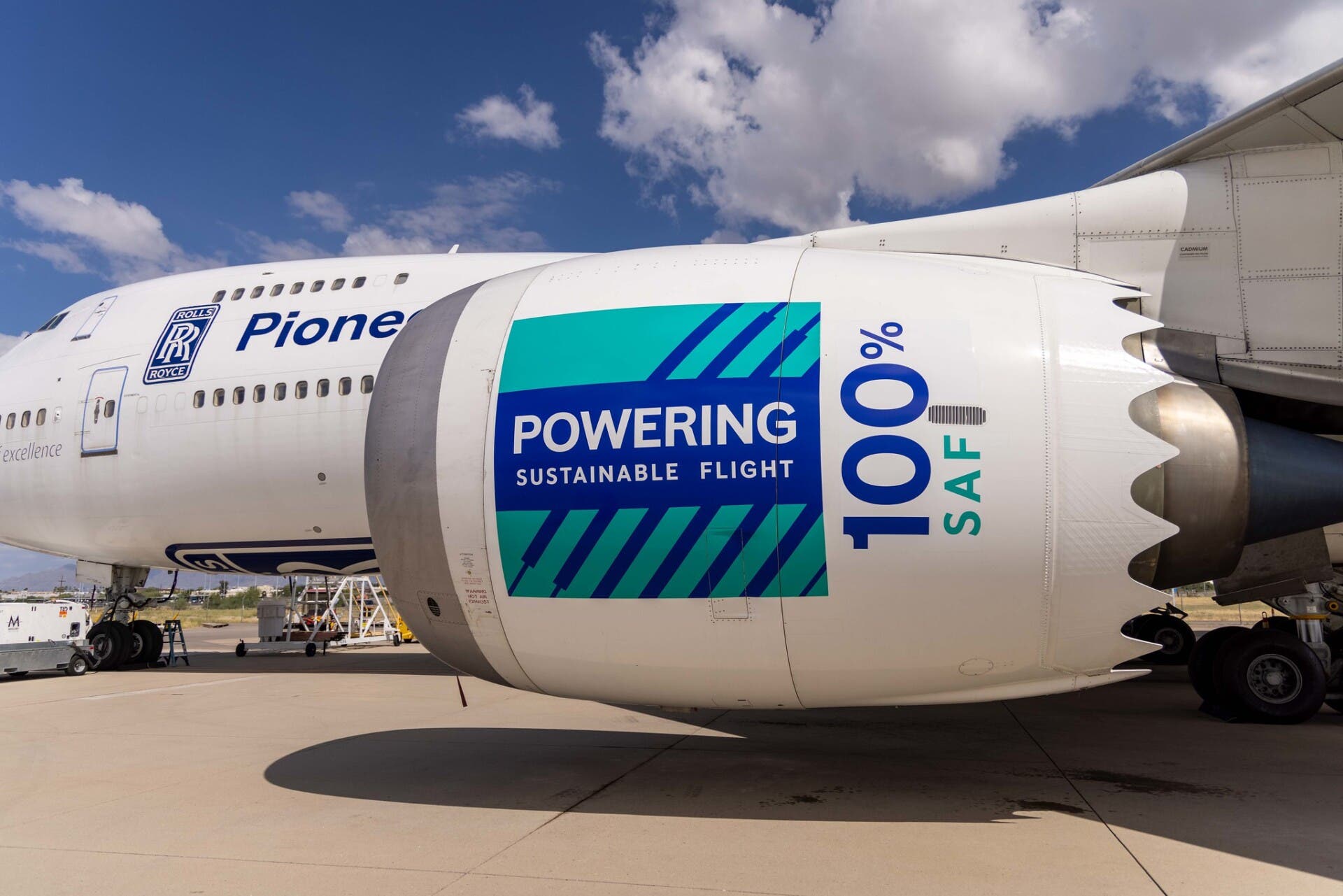 Rolls-Royce wants its entire Trent product line to run on 100% SAFs by 2023 (Cre: Rolls-Royce).